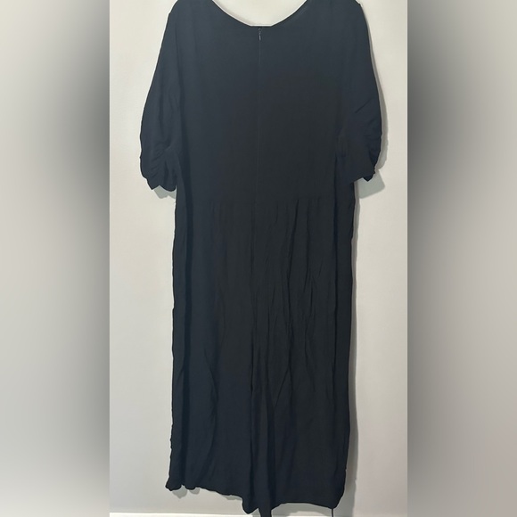 ASOS Curve Black Formal Vneck Romper Sz 20 - Picture 3 of 6